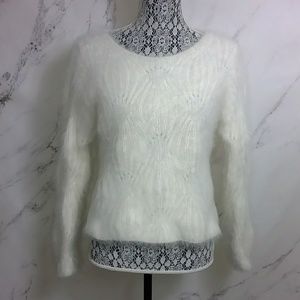 Rabbit Hair Handknit Sweater The Limited